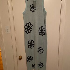 Wild Fable Knit Sweater in Light Blue and Black